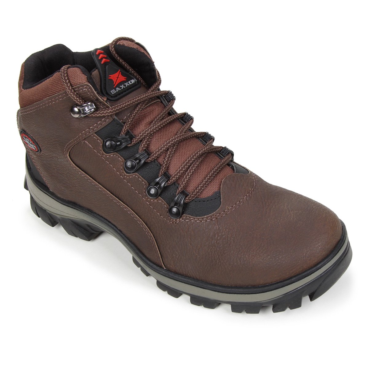 bota masculina marrom escuro