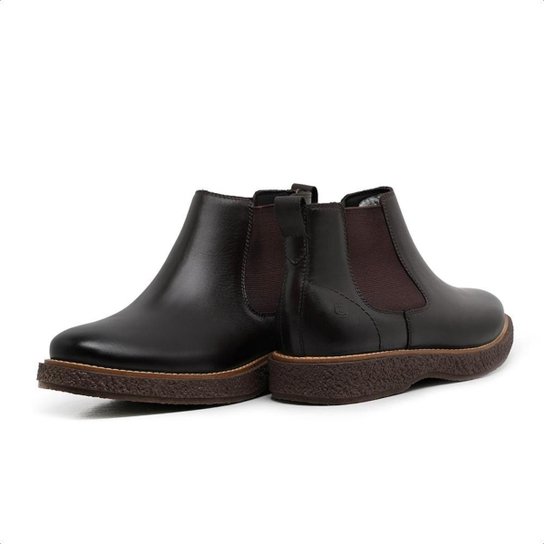 Bota Chelsea Casual Masculina Malbork Couro Marrom 1302_21