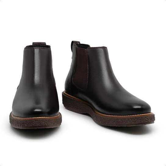 Bota Chelsea Casual Masculina Malbork Couro Marrom 1302_21