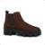 Bota Chelsea Masculina em Couro Nobuck Marrom e Sola Tratorada 24788 - Marrom