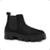 Bota Chelsea Masculina em Couro Nobuck Preto e Sola Tratorada 24788 - Preto