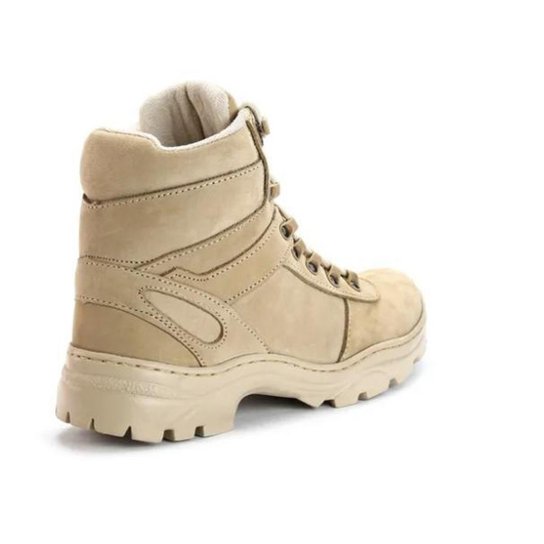 Bota Cotuno Militar Cano Curto Couro Legitimo