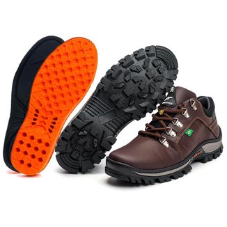 Bota Coturno Aventura Adventure Trilha Reforçada Sola Gel FR2024