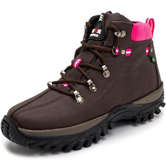 Bota Coturno Feminino Cano Curto Segurança Trilha Conforto - Preto - 40