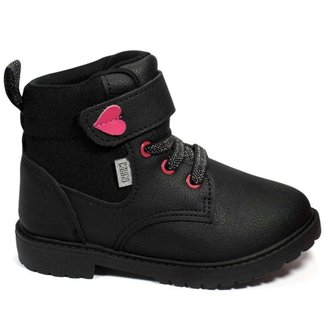 Bota Coturno Infantil Klin Rock Menina 175067000-000334