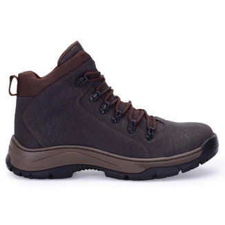 Bota Coturno Masculino Adventure Worker Trilha Cano Médio