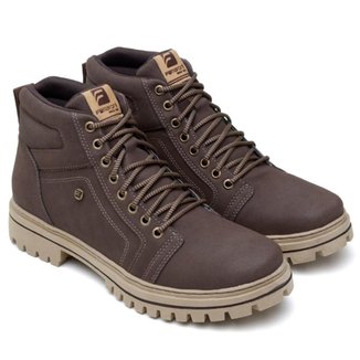 Bota Coturno Masculino Casual Solado Tratorado Macio e Confortável
