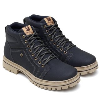 Bota Coturno Masculino Casual Solado Tratorado Macio e Confortável