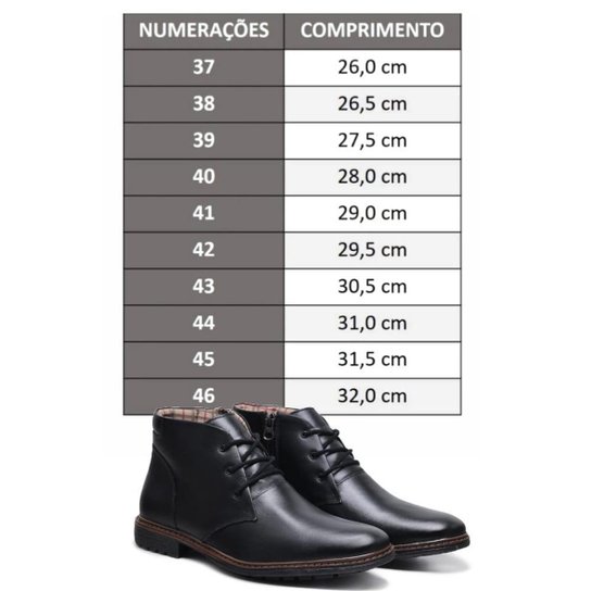 Bota Coturno Social Casual Masculino De Couro CM SHOES