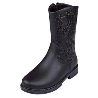 Bota Country Infantil Menina Metalizada Safira Pampili