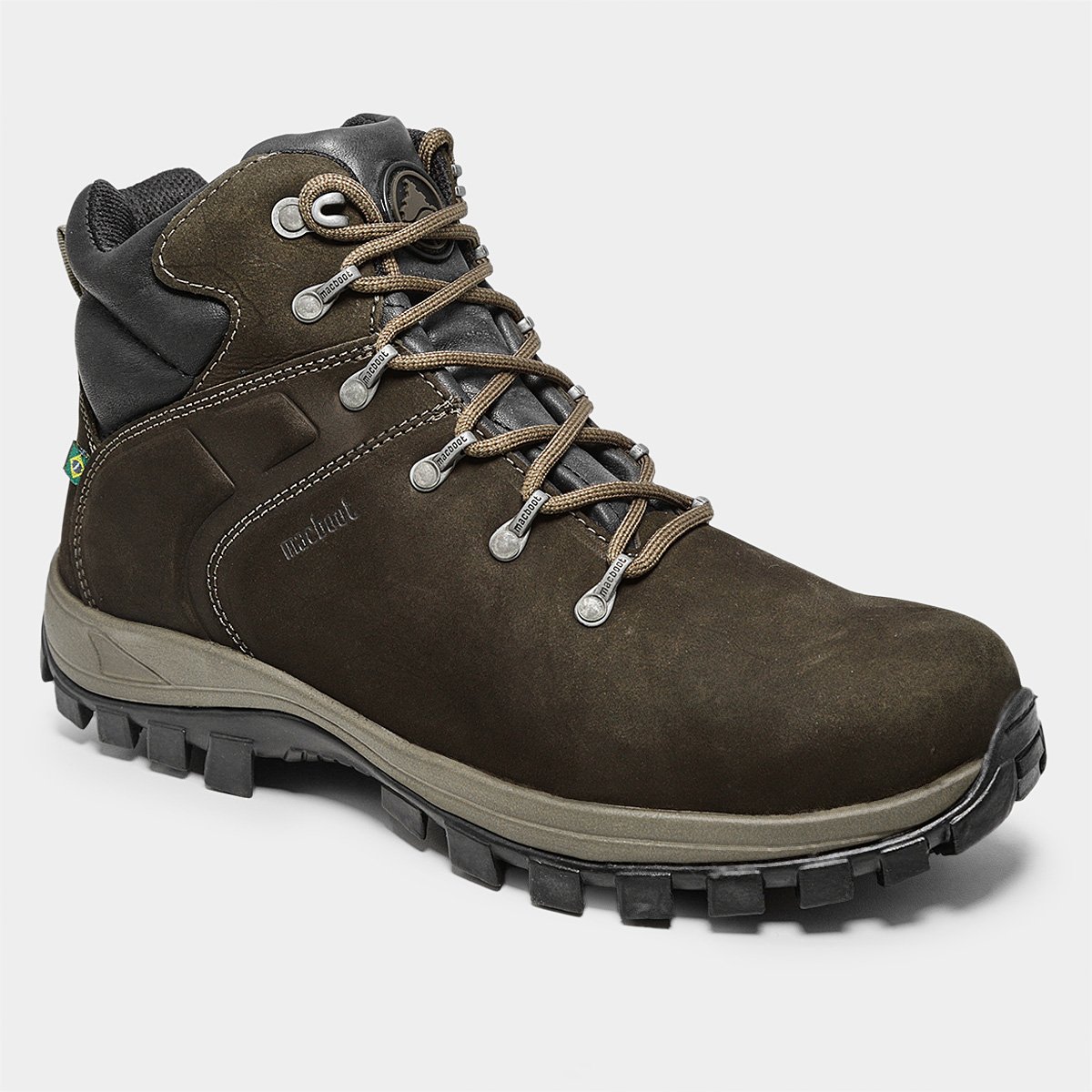 Bota Couro Cano Alto Macboot Castanheira 02 Masculina | Allianz