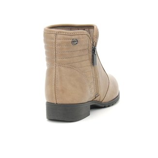 Bota Dakota DA922 Salto Baixo Ziper Cano Curto Feminino