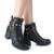 Bota Dakota de Cano Curto DA871 - Preto