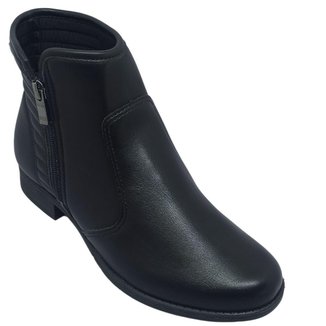 Bota Dakota Feminina Casual com Costura e Zíper