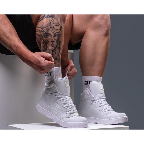 Bota de Treino Boot Skull Unissex Academia Fitness Musculação