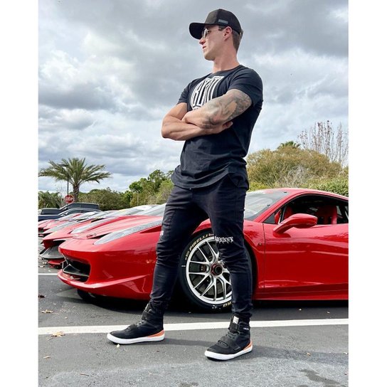 Bota de Treino Masculino Iron Training Musculação Academia Treino de Pernas