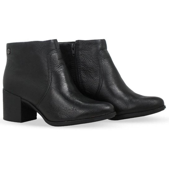 Bota Feminina Bottero Cano Baixo Couro 346901