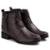 Bota Feminina Dahazzi Couro Legitimo Leve Conforto Moderna Cano Curto F252 - Cafe