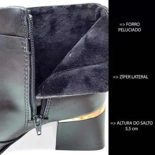 Bota Feminina Modare Apeluciada 7082.102 - Preta