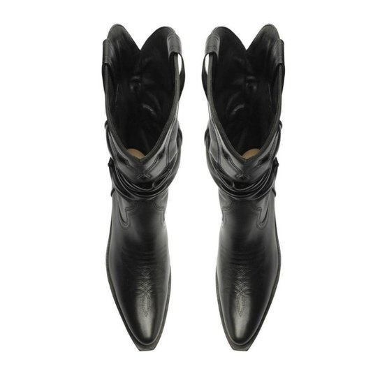 Bota Feminina Schutz Western Black
