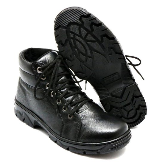 Bota Masculina Adventure Coturno 100% Couro Especial