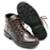 Bota Masculina Adventure Coturno 100% Couro Especial - Marrom Escuro