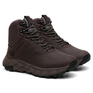 Bota Masculina Adventure Couro Cano Alto Resistente Venetto