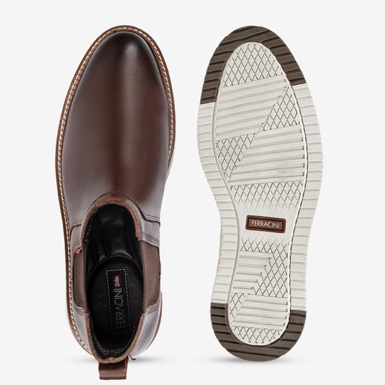 Bota Masculina de Couro Lancaster Ferracini 4648-675L