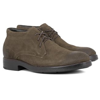 Bota Masculina Democrata Casual Garage Dust Couro Cano Baixo Confortável 626101 Cor:;Tamanho:39