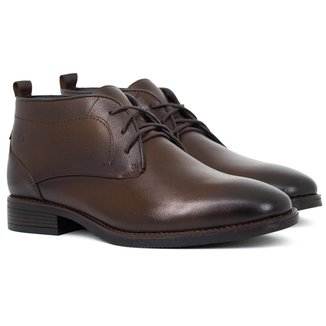 Bota Masculina Democrata Metropolitan Hi Soft 32 Couro Confortável 627102 Cor:;Tamanho:39