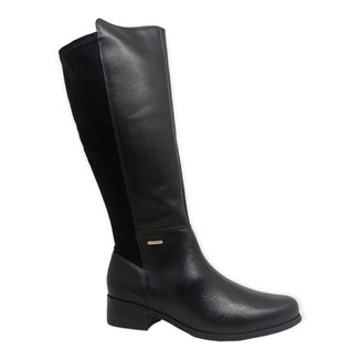 Bota Montaria Couro Bottero 345801-2 Feminina - Preta