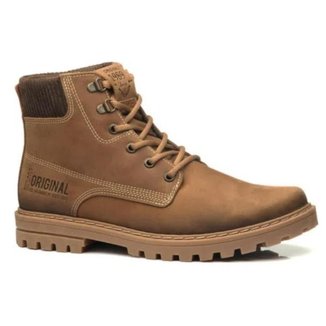 Bota Pegada Masculina Couro 100% Original 181502