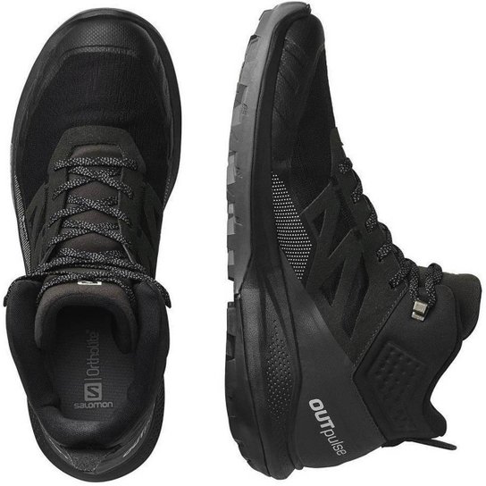 Bota Salomon Outpulse Mid GTX Masculina - Preta