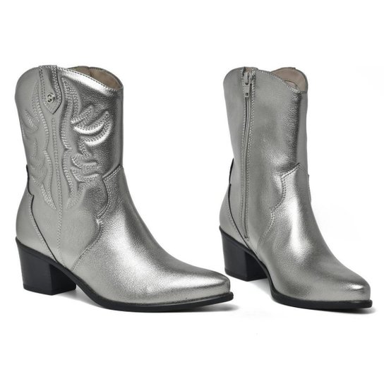 Bota Western Cano Curto Via Marte Country Feminino 23-1105