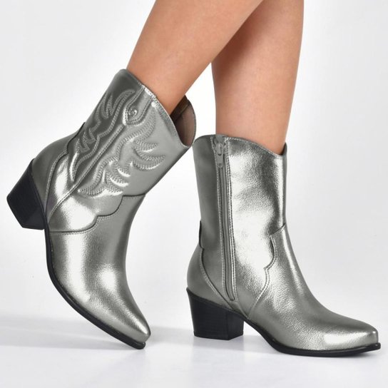 Bota Western Cano Curto Via Marte Country Feminino 23-1105