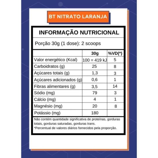 BT Nitrato Pré e Intra Treino 450g Dobro