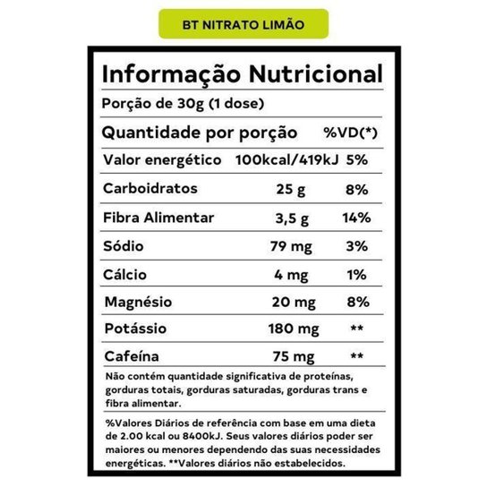 BT Nitrato Pré e Intra Treino 450g Dobro