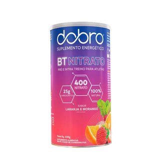 BT Nitrato Sabor Laranja e Morango Dobro 450g - Eletrólitos para hidratação