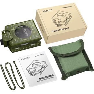 Bússola Militar Gold Sports Pro de Precisão à Prova D'água - Tamanho:Único;Cor:;Gênero:Únissex