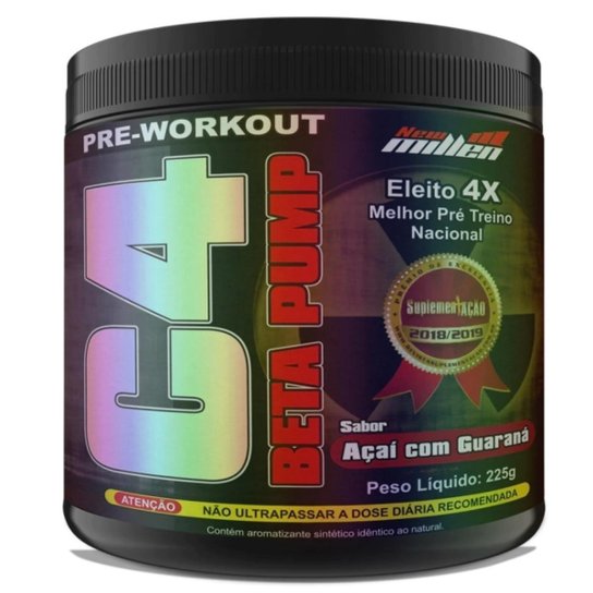C4 Beta Pump Pré Workout New Millen 225g