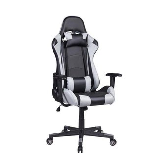 Cadeira Gamer Pelegrin em Couro PU Reclinável PEL-3012 Preta e Verde