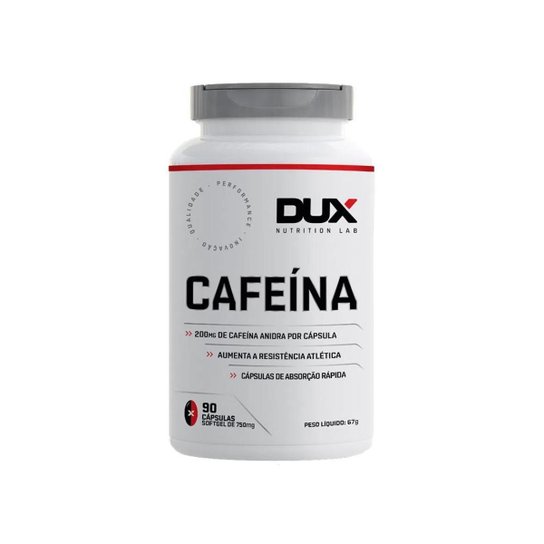 Cafeína 90 Cápsulas - Dux Nutrition