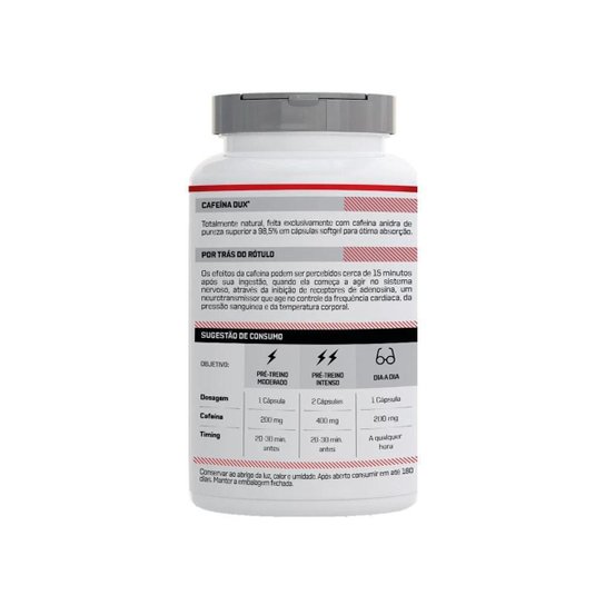 Cafeína 90 Cápsulas - Dux Nutrition