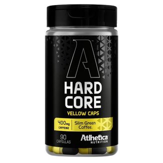 Cafeina HardCore Yellow Cafe Verde 400 Mg 90 Caps Atlhetica