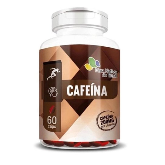Cafeína Oleosa 60 Cápsulas 200mg 1x Cápsula ao dia