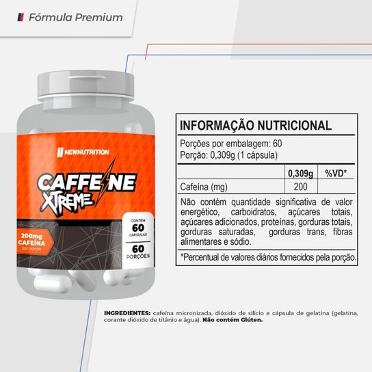 Caffeine 200mg Xtreme 60 Caps