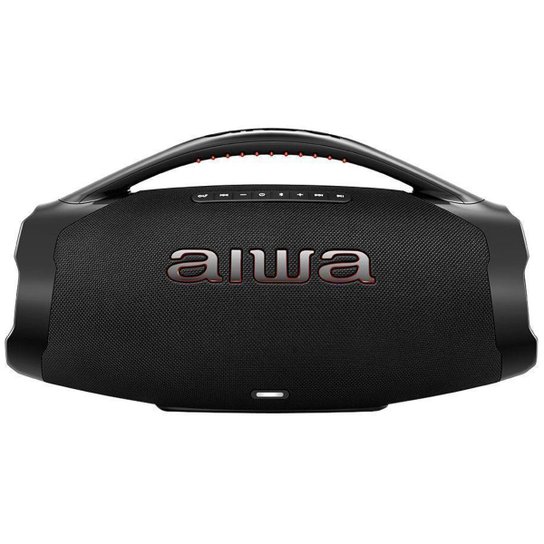 Caixa de Som Aiwa Boombox Plus AWS-BBS-01-B Bluetooth Amplificada 200W USB