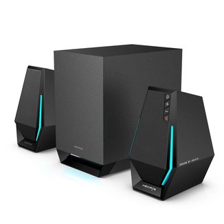 Caixa de Som Bluetooth Gamer Edifier G1500 Max - 30W RMS - RGB - Bluetooth e Aux - G1500-MAX-BK