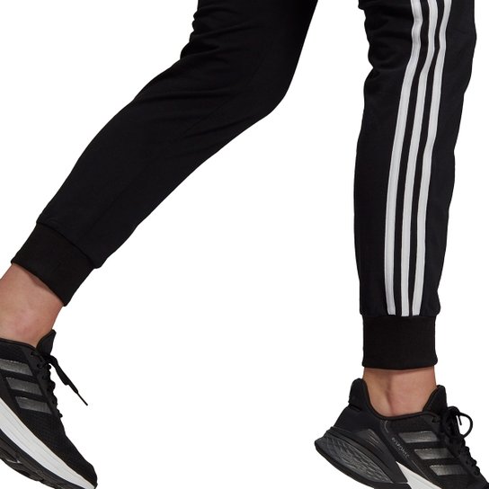 Calça Adidas Essentials 3 Listras Slim Feminina