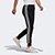 Calça Adidas Essentials Slim 3 Listras Feminina - Preto+Branco